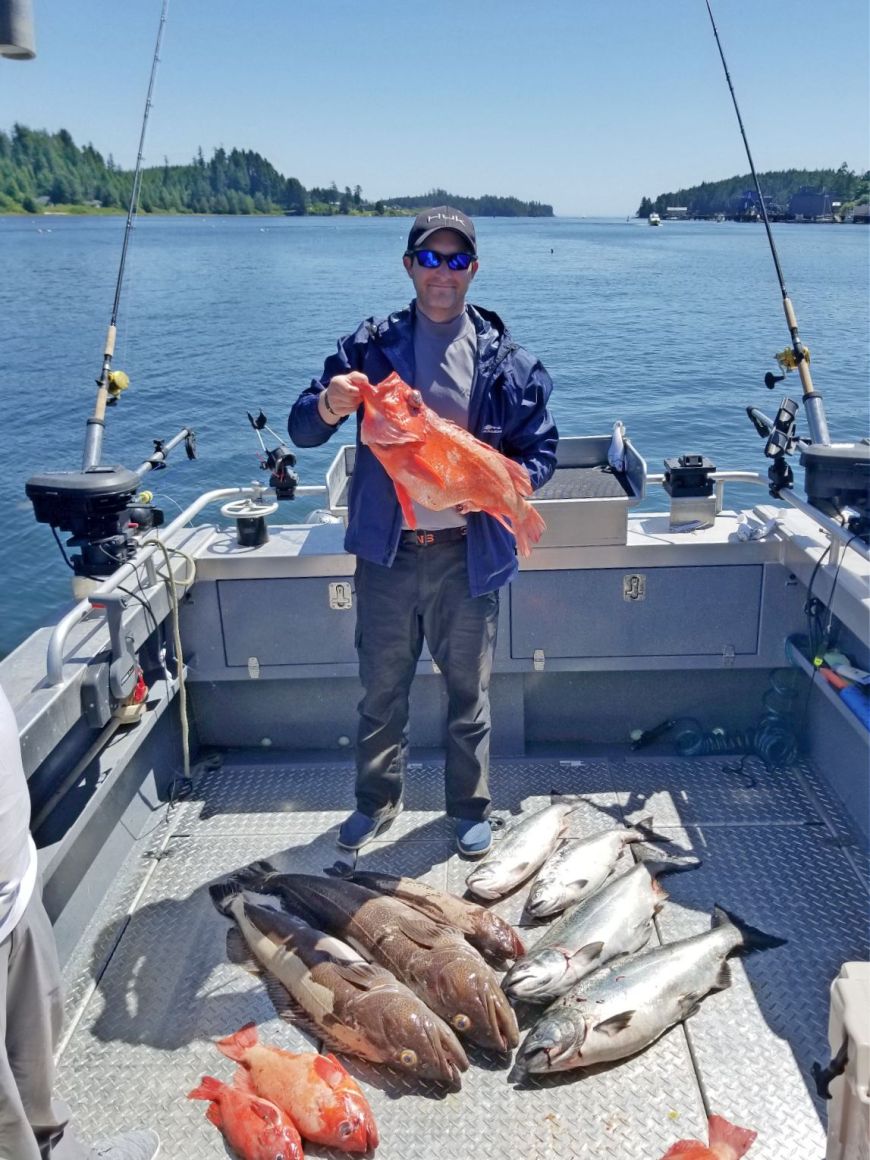 Salmon Eye Charters - Fishing Report July 21, 2018 Ucluelet BC