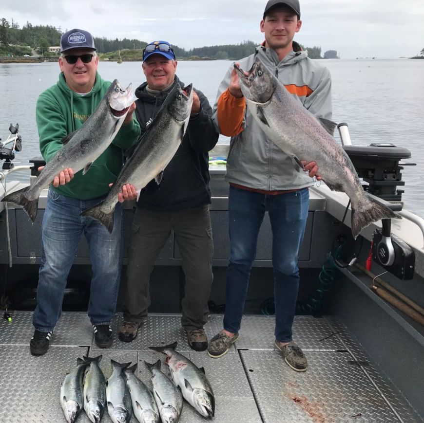 Salmon Eye Charters - Fishing Report July 31, 2022 Ucluelet BC (West