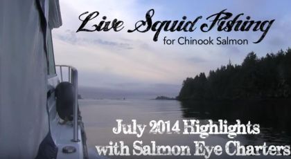  Live Squid fishing July 25, 2014 Ucluelet BC on GoPro 
